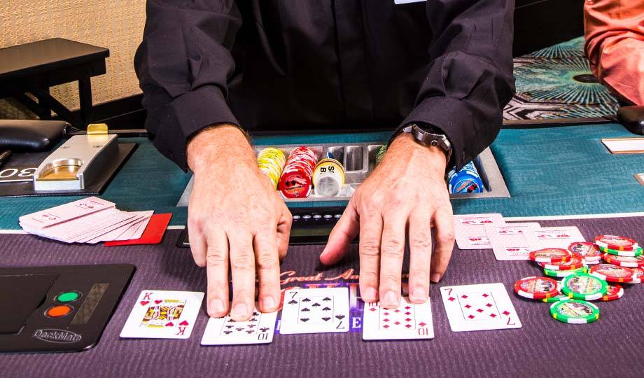 Poker Deal with Cards and Chips, Poker Promotions at Orange City Poker Room