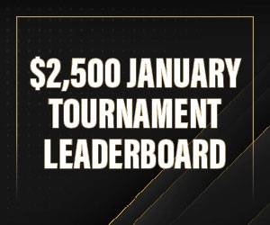 2,500 January Tournament Leaderboard