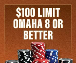 $100 Limit Omaha 8 or Better