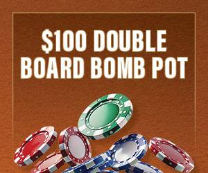 $100 Double Board Bomb Pot