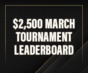 $2,500 March Tournament Leaderboard